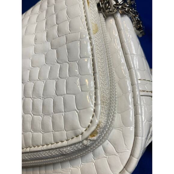 Kathy Van Zeeland Womens White Shoulder Bag Handbag Purse New Other - Picture 16 of 16